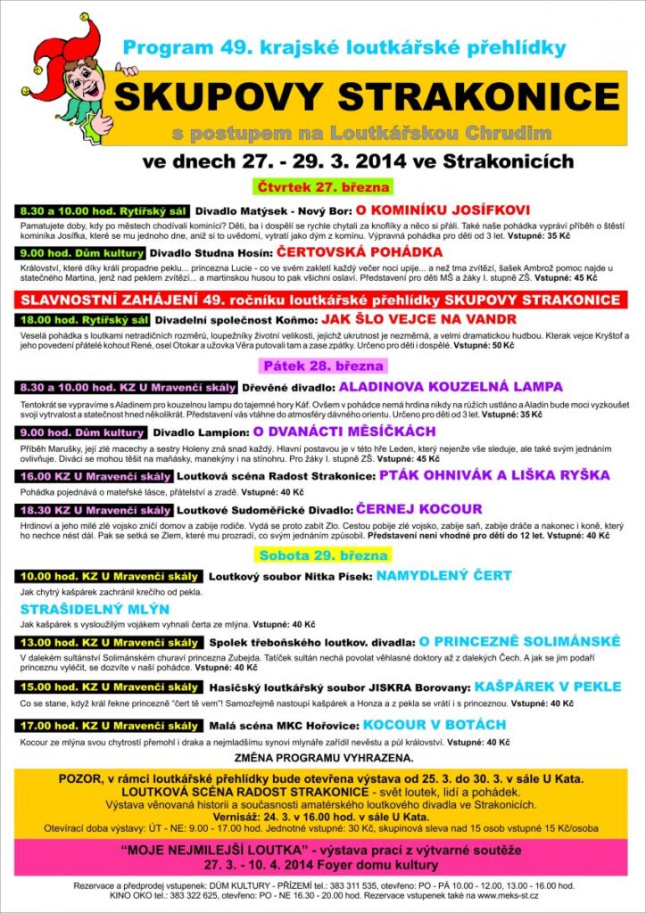 Začal 50. ročník Skupových Strakonic, nabízí 12 inscenací
