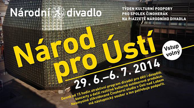 Divadlo tvrdí muziku. Ústecký Činoherák zahraje na piazzetě Národního divadla… na hudební nástroje