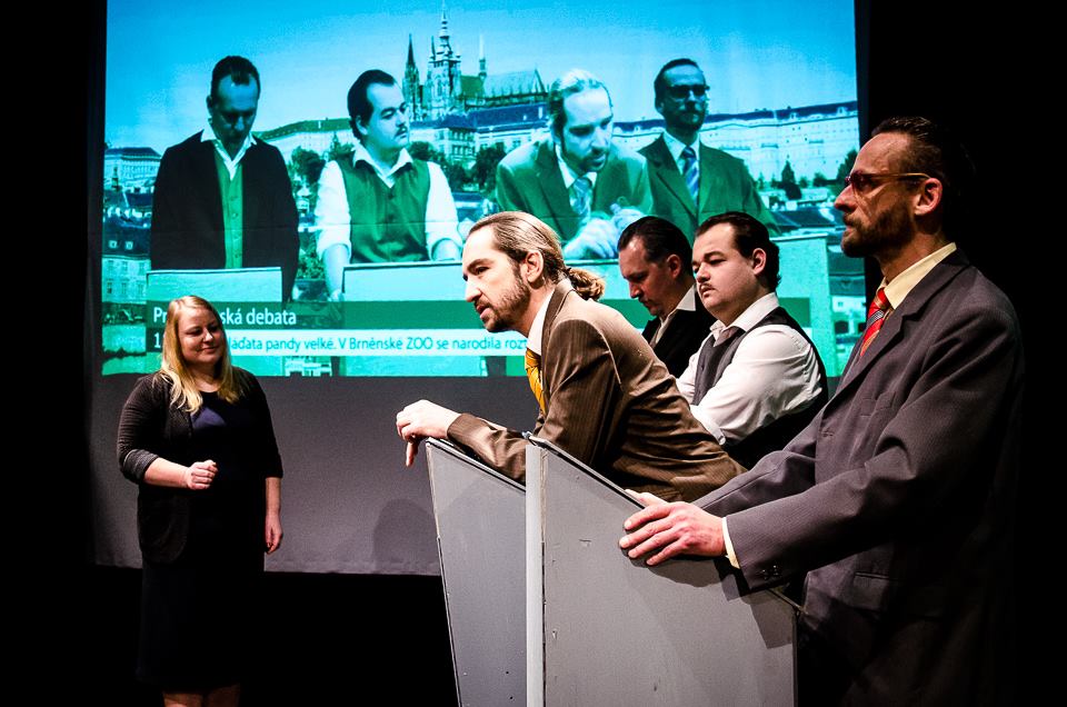 Divadelní volbu prezidenta v Polárce vyhrál při premiéře Masaryk