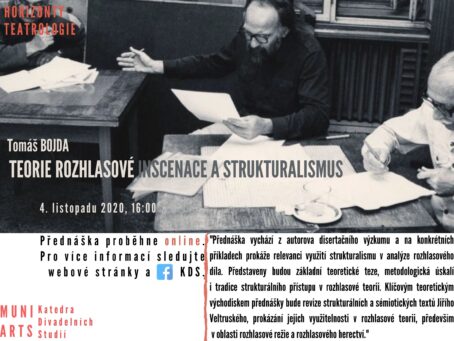 Pozvánka na přednášku Tomáše Bojdy: Teorie rozhlasové inscenace a strukturalismus