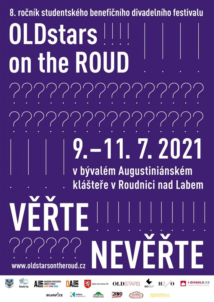 V Roudnici nad Labem se bude konat osmý ročník benefičního festivalu studentského divadla OLDstars on the ROUD