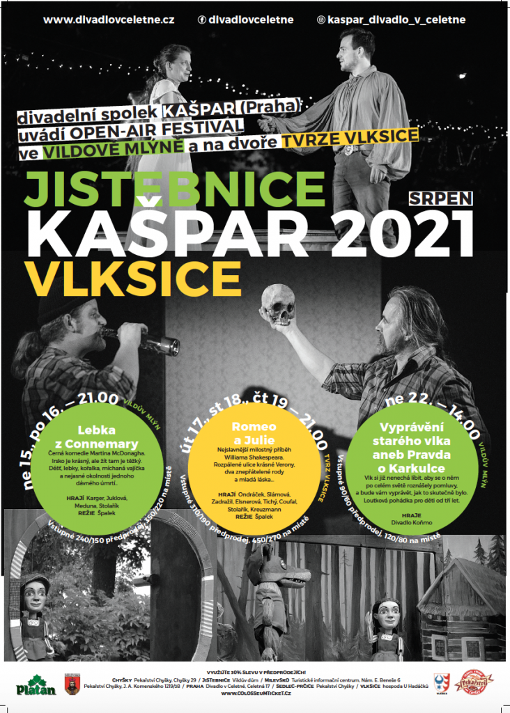 Kašpaři v srpnu přesídlí tradičně do jižních Čech