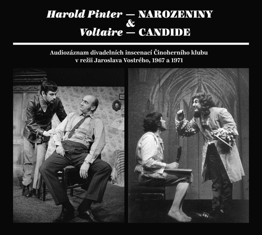 Nakladatelství Galén a Činoherní klub vydávají 4CD s audiozáznamy dvou divadelních inscenací Činoherního klubu v režii Jaroslava Vostrého