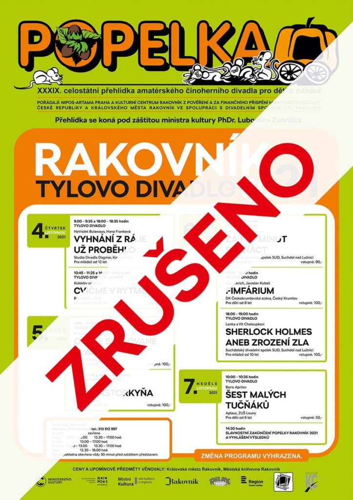 Popelka Rakovník opět zrušena