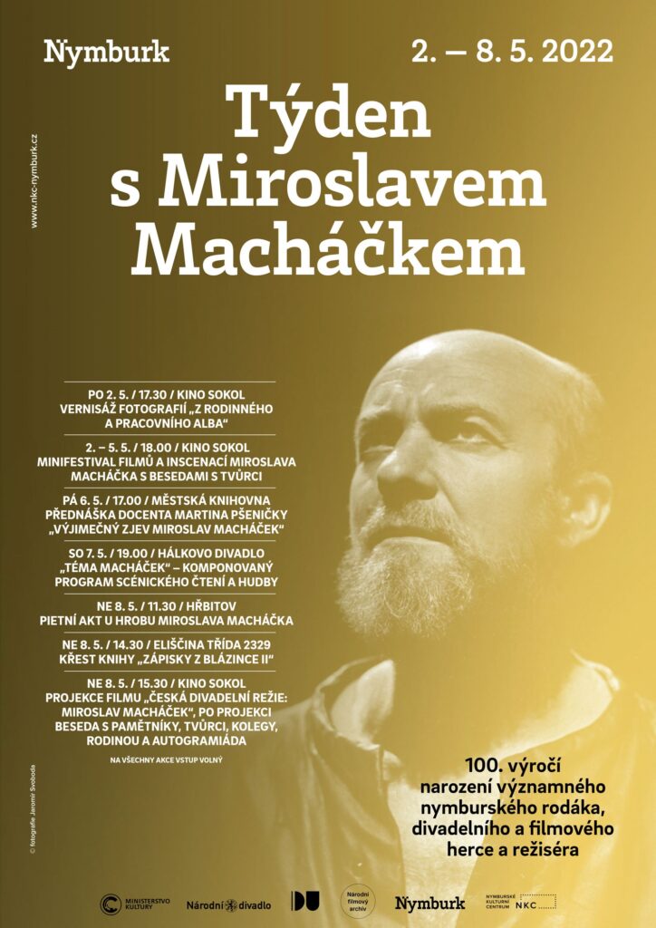 Město Nymburk uspořádá Týden Miroslava Macháčka