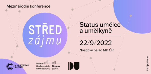 Podrobný program mezinárodní konference Status umělce a umělkyně byl zveřejněn