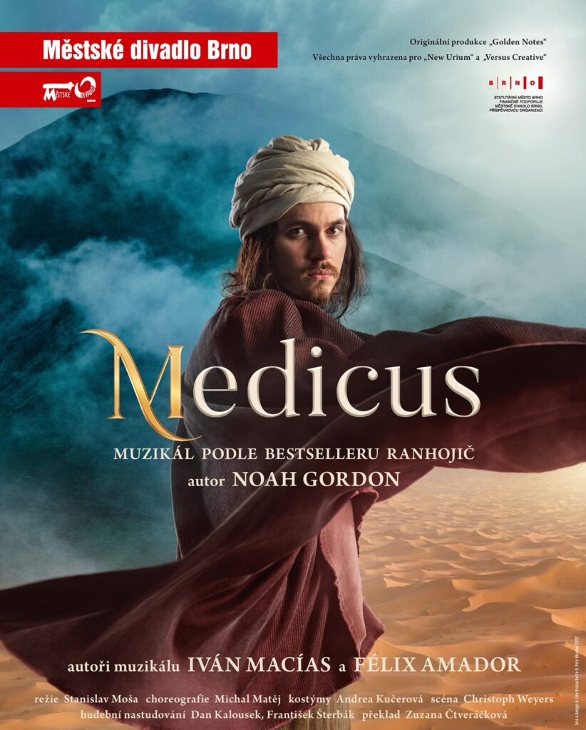 Městské divadlo Brno uvede premiéru muzikálu Medicus španělských autorů Ivána Macíase a Félixe Amadora