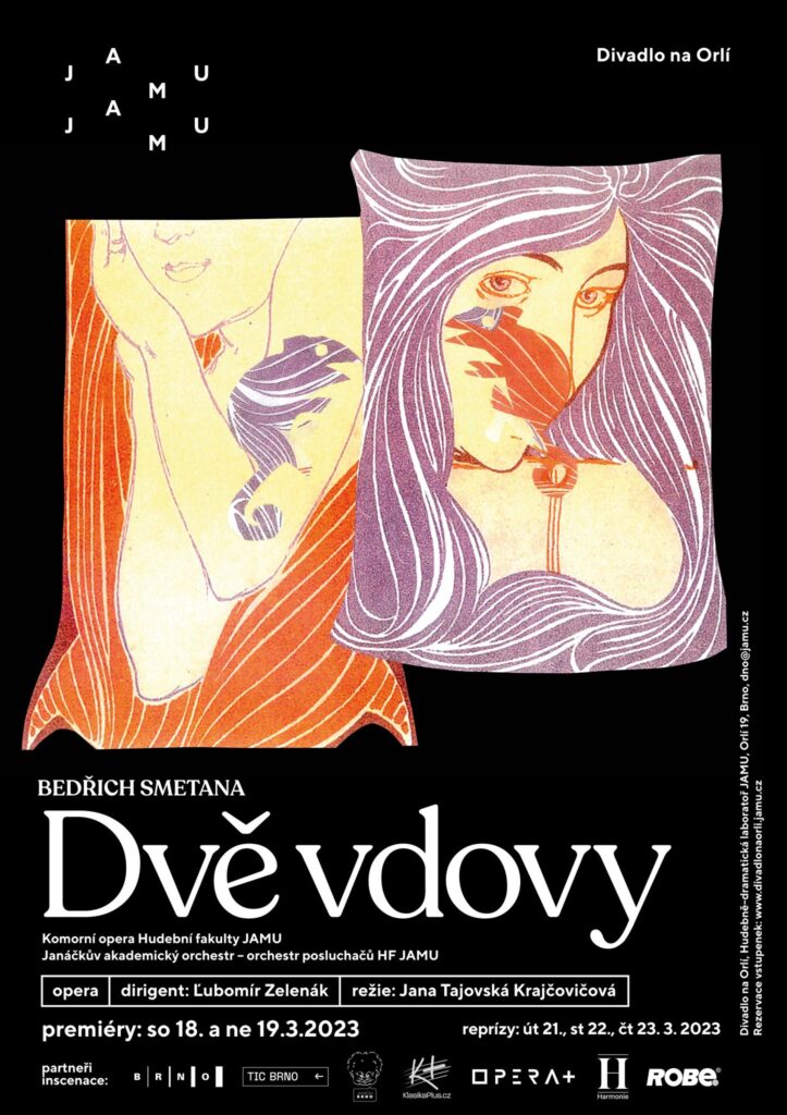 Komorní opera Hudební fakulty JAMU uvede tradiční dílo Bedřicha Smetany Dvě vdovy