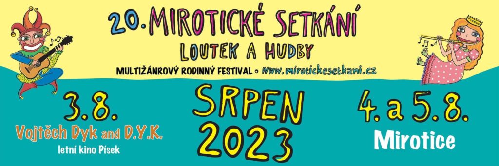 Multižánrový festival Mirotické setkání loutek a hudby oslaví dvacáté narozeniny