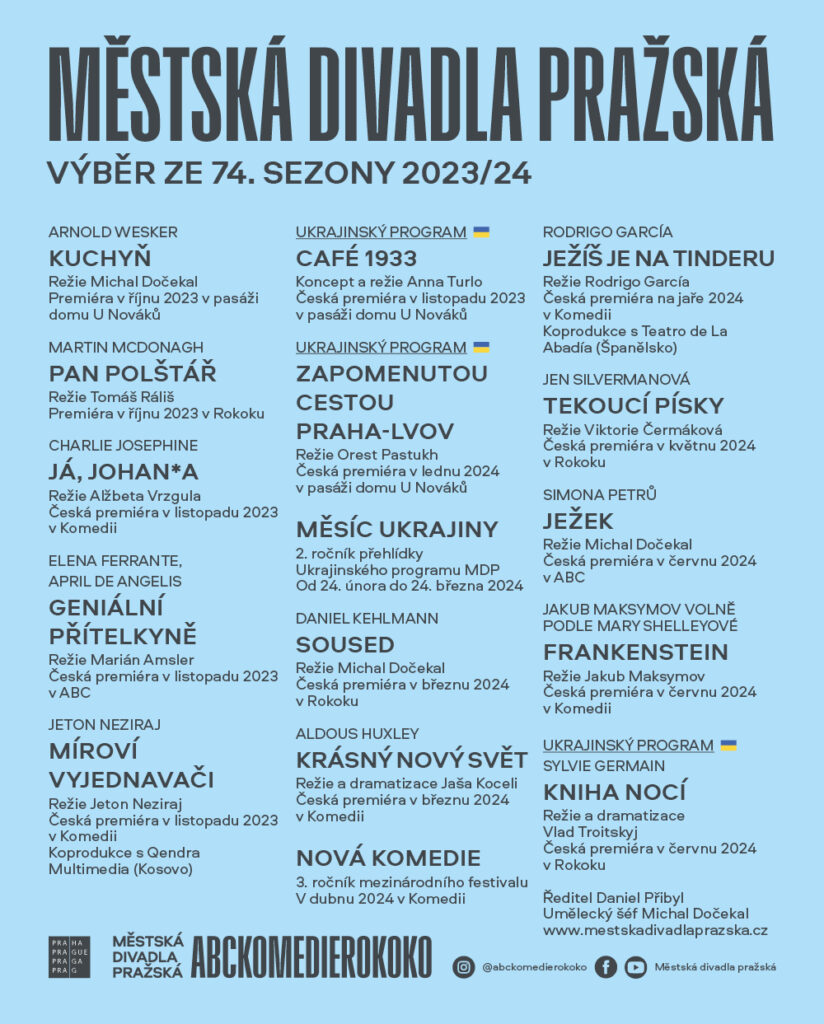 Městská divadla pražská představují novou sezonu