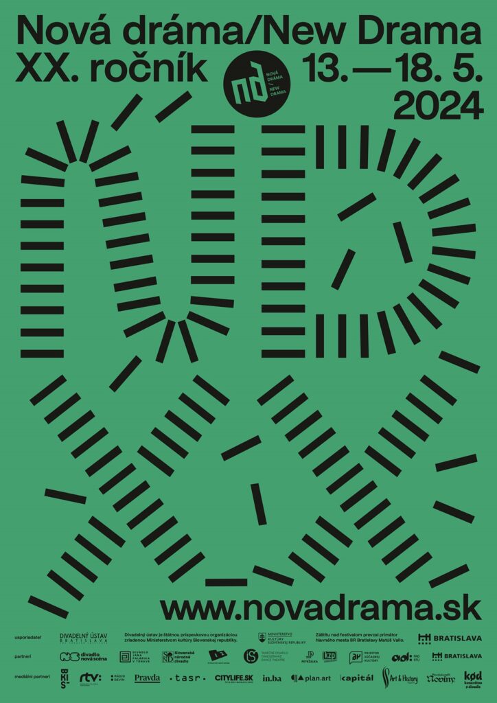 Divadelný ústav pozýva na jubilejný 20. ročník festivalu  Nová dráma/New Drama 2024