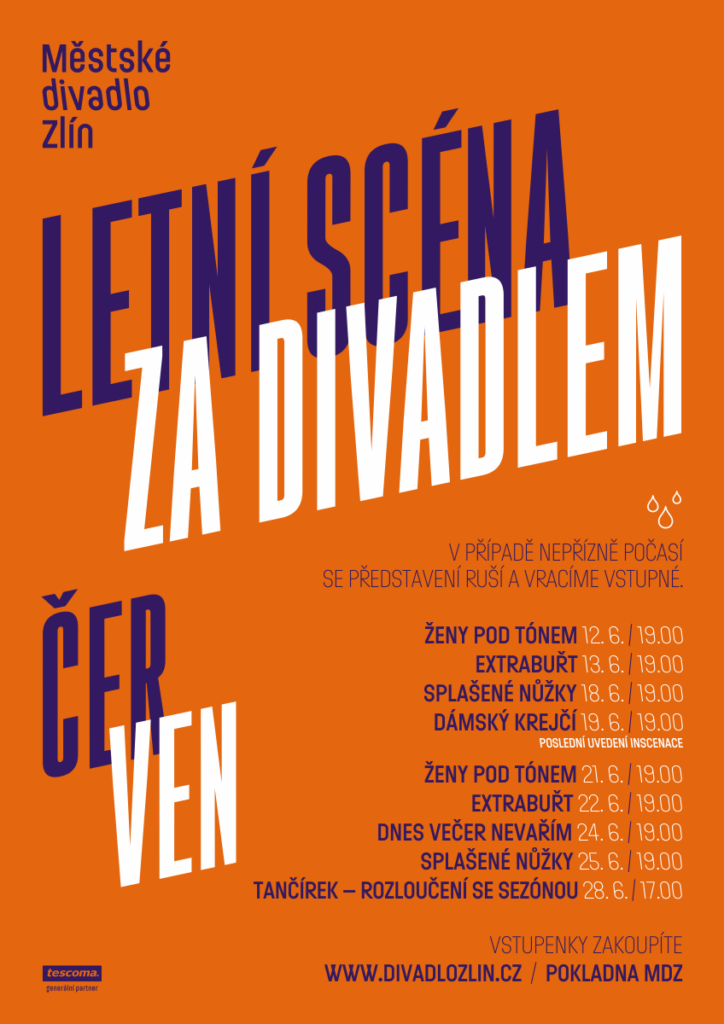 Letní scéna Městského divadla Zlín právě startuje