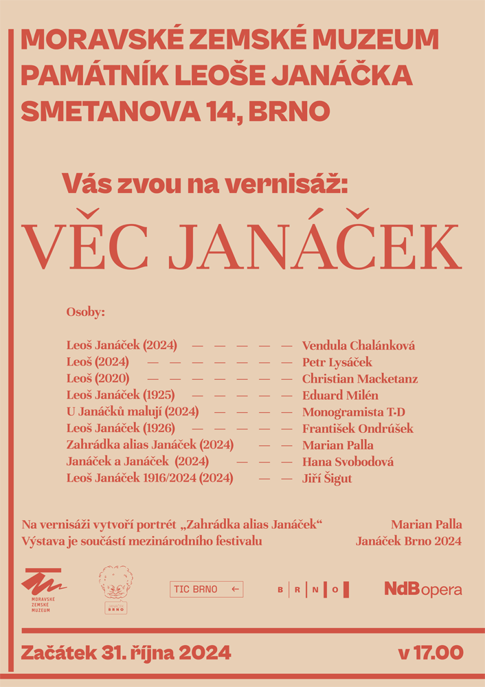 Moravské zemské muzeum k festivalu Janáček Brno 2024