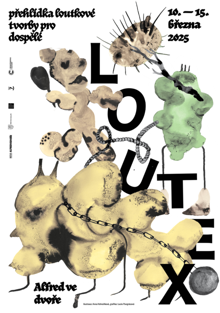 Loutex 2025: pátý ročník přehlídky loutkového divadla pro dospělé v Alfredu ve dvoře
