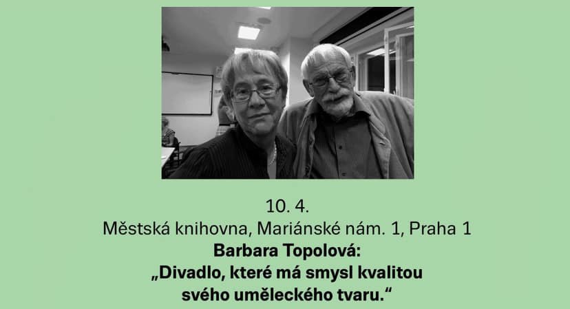 Pozvánka na přednášku: „Divadlo, které má smysl kvalitou svého uměleckého tvaru.“ (Poznámky ke kritické osobnosti Evy Šormové)