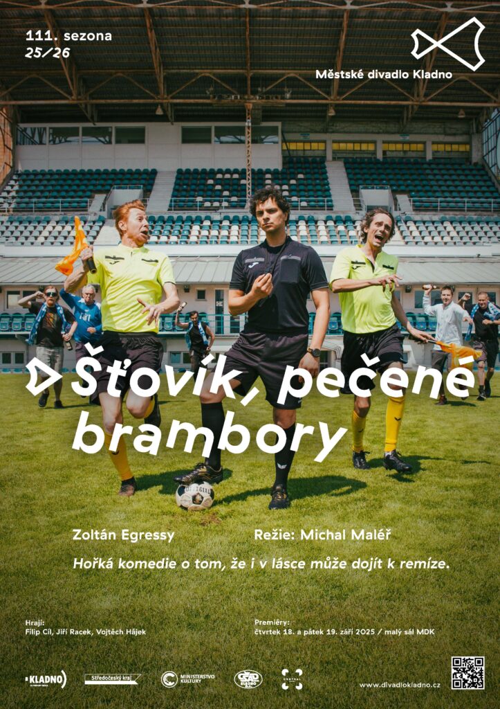 První premiérou sezóny Městského divadla Kladno bude tragikomedie Šťovík, pečené brambory