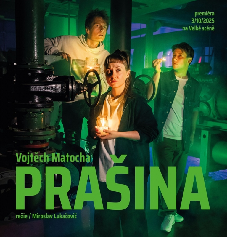 Adaptace knihy Vojtěcha Matochy Prašina jako společný projekt Městského divadla v Mostě a Divadla rozmanitostí