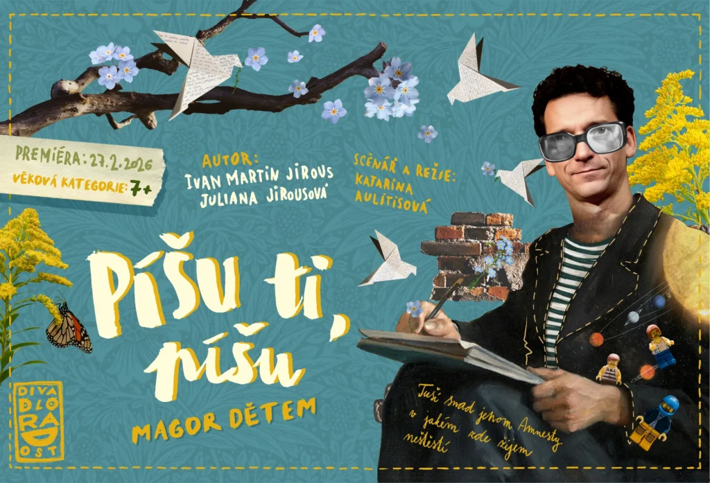 Divadlo Radost uvede novou inscenaci Píšu ti, píšu… v režii Kataríny Aulitisové