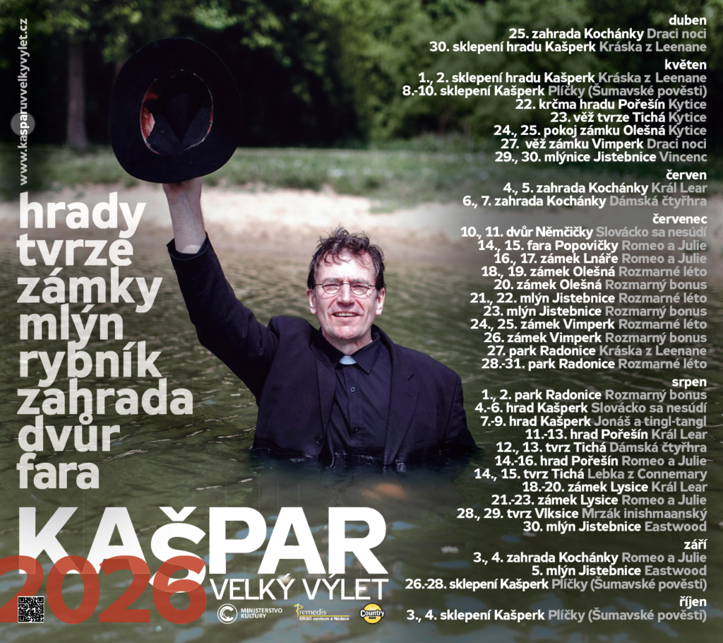 Divadelní spolek Kašpar zve již popáté na putovní přehlídku Kašparův velký výlet